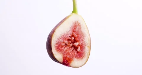 Figs with a beautiful cross-section Stock Footage 198800475