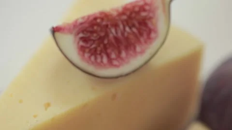 Figs cheese Stock Footage 49159404