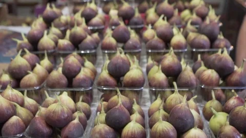Figs at market Stock Footage 77675508