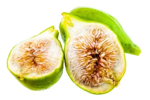 Figs over white Stock Photos