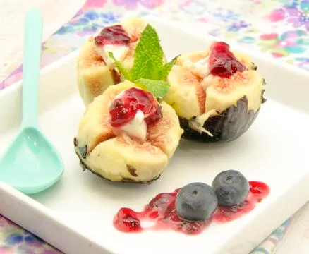 Figs stuffed Stock Photos