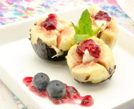 Figs stuffed Stock Photos