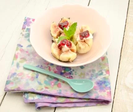 Figs stuffed Stock Photos