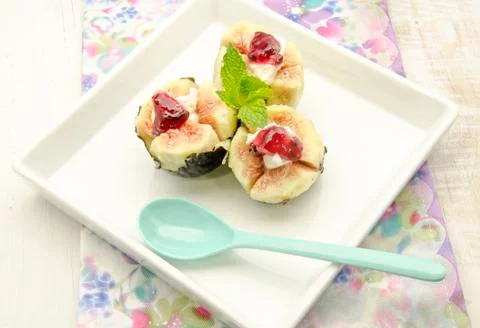 Figs stuffed Stock Photos