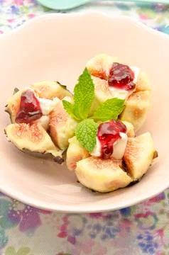 Figs stuffed Stock Photos