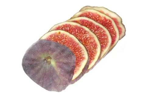 Figs on white background Stock Photos