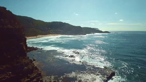Figure 8 Pool, Australia, Drone Flys Towards the Pools. Stock Footage 294628392