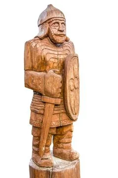 The figure of ancient warrior Stock Photos