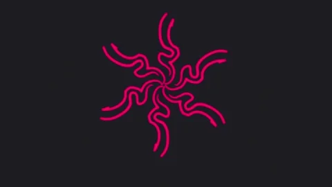 Figure animation for 3D objects, crsivo for light reflections Video stock 281632244