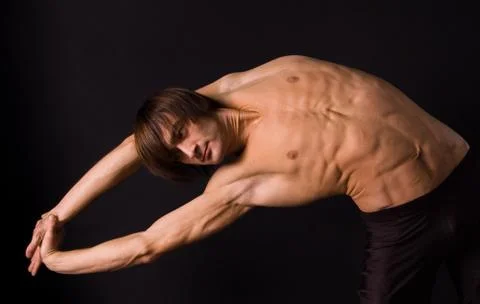 Figure of an athlete Stock Photos