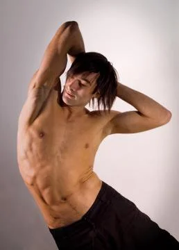 Figure of an athlete Stock Photos
