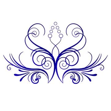 Figure branch banner Stock Illustration