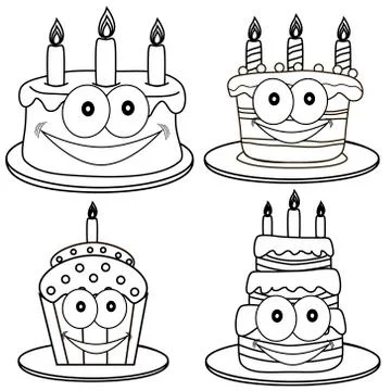 Figure cake イラスト素材