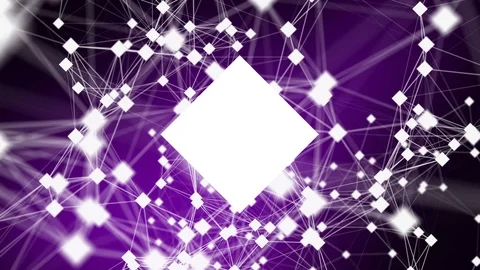 Figure in the center of the plexus 05 - Violet Square Vidéo 122068915