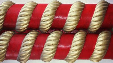 The figure for the design in the form of a rope Stock Illustration
