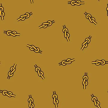 Figure eight nautical knot vector seamless pattern イラスト素材