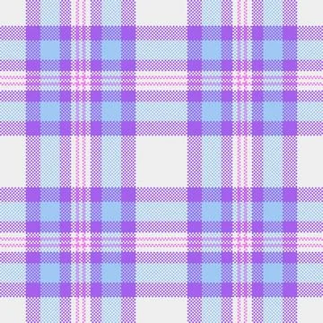 Figure fabric seamless pattern, path check tartan plaid. Place background v.. Stock Illustration