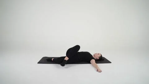 Figure Four Stretch Stock Footage 314194702