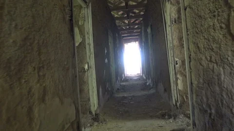 Figure in the Hallway Stock Footage 62744882