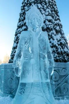 Figure of ice Stock-Fotos