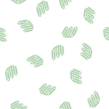 Figure impossible geometric shape glyph seamless pattern イラスト素材