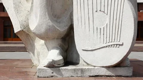 Figure Kobzar Stock Footage 11179170