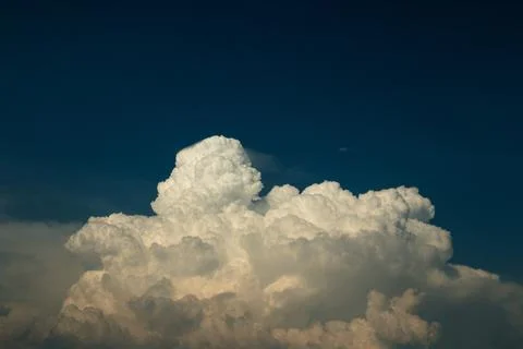 Figure of a large nimbus cloud Stock Photos