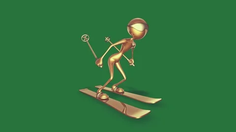 Figure Looping Motion Graphic Overlay Stock Footage 338017856