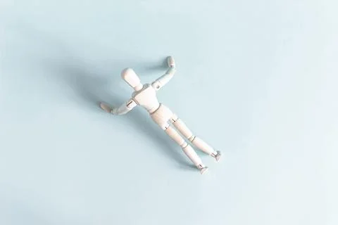 The figure of a man doing a physical exercise doing push-ups from the floor Stock Photos