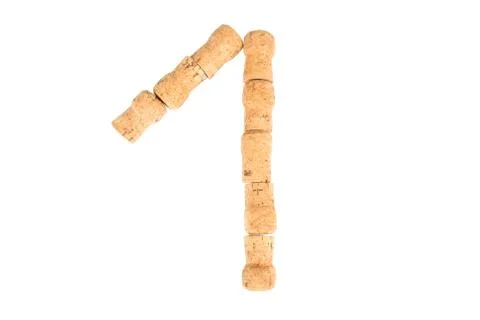 Figure is one of wine corks Stock Photos