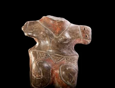 Figure from the prehistoric age Stock Photos