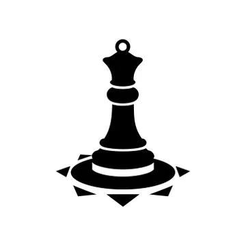 Figure queen sign Stock Illustration