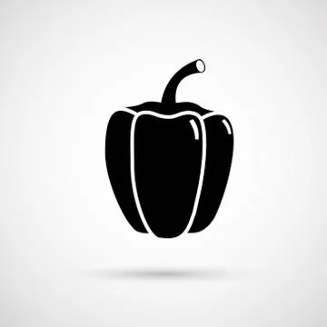 Figure ripe vector  pepper on white background Stock Illustration