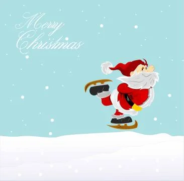 The figure of Santa Claus Stock Illustration