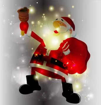 The figure of Santa Claus Stock Illustration