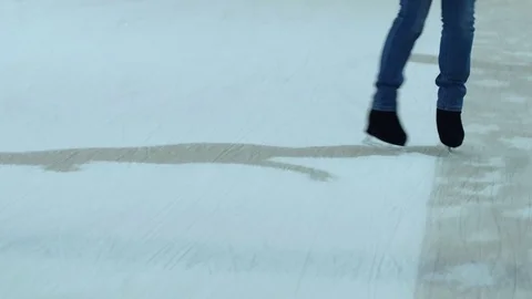 Figure skater on a white background Stock Footage 71621382