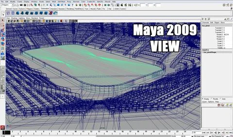 Figure Skating Arena 3D Model