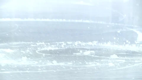 Figure skating a close up of skates on ice Видео 98214086