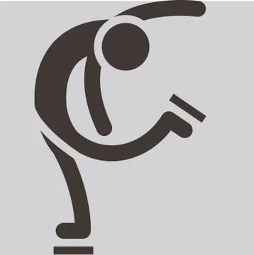 Figure skating Stock Illustration