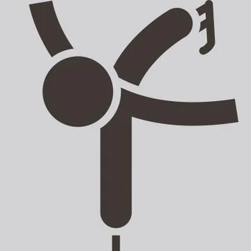 Figure skating Stock Illustration