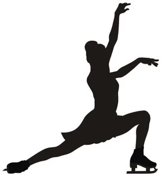 Figure skating Stock Illustration