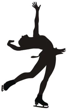 Figure skating Stock Illustration