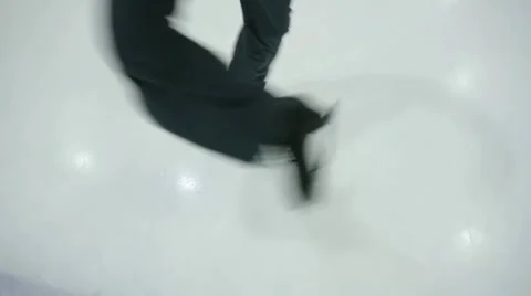 Figure skating pirouette Video stock 11858317