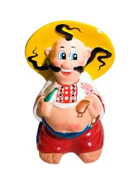 The figure of the Ukrainian Cossacks Stock Photos