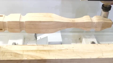 Figure wood processing machine Stock Footage 153621554