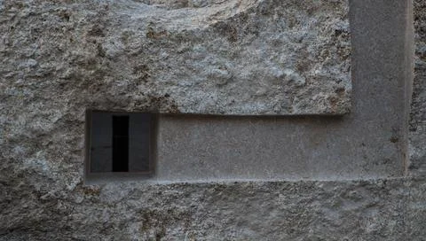 Figured fragment of a wall. Texture. 写真素材