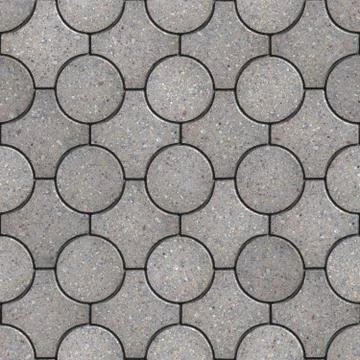 Figured Pavement. Seamless Tileable Texture. Illustrazione stock