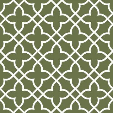 Figured seamless grating pattern - arabesque ornament Stock Illustration
