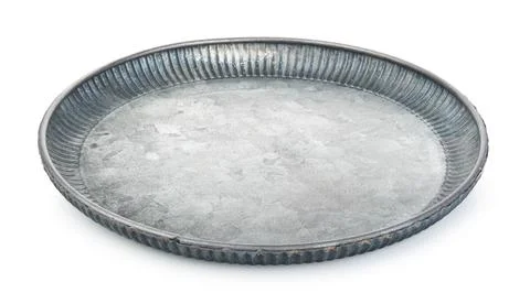 Figured silver dish Stock Photos