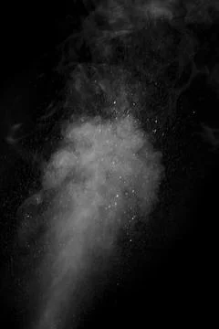 Figured smoke on a dark background. Abstract background, design element, for  Foto stock